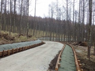 林業生産基盤整備道井富2号線（井富口工区）開設工事